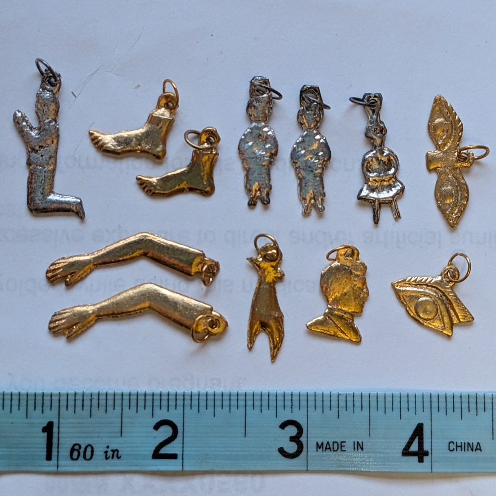 Assorted Milagros small charms